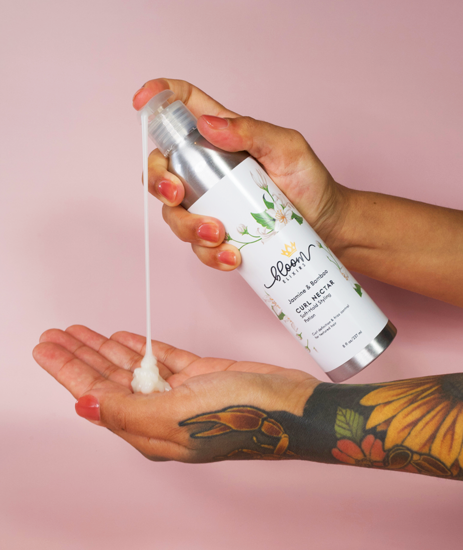 Jasmine & Bamboo Curl Milk & Curl Nectar Styling Set