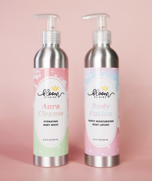 Aura Cleanse & Body Potion Set - Body Wash & Lotion