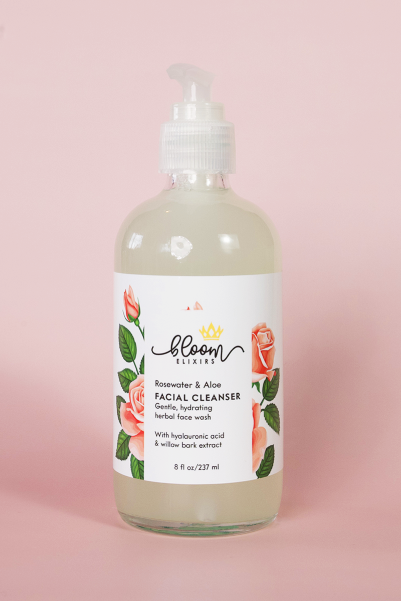Rosewater & Aloe Facial Cleanser