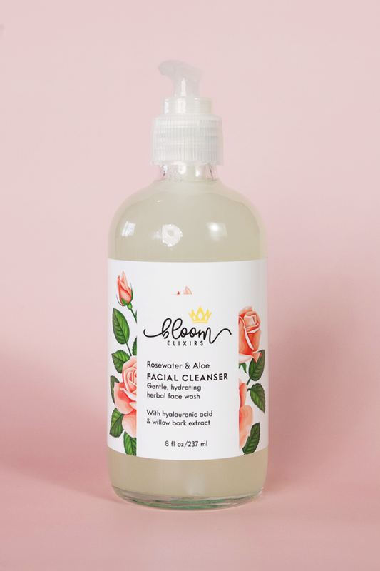 Rosewater & Aloe Facial Cleanser