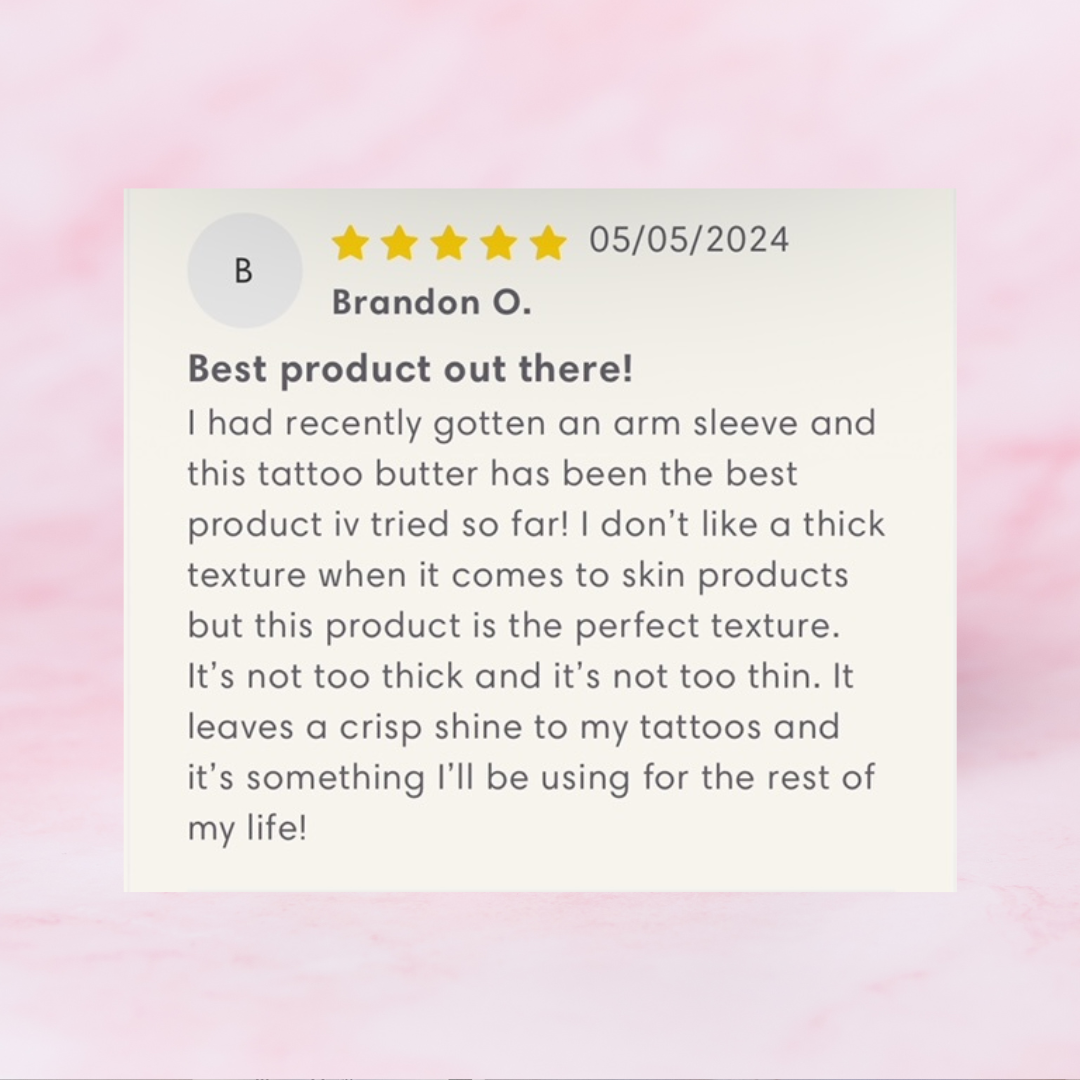 Tattoo Butter - Natural Tattoo Aftercare Balm