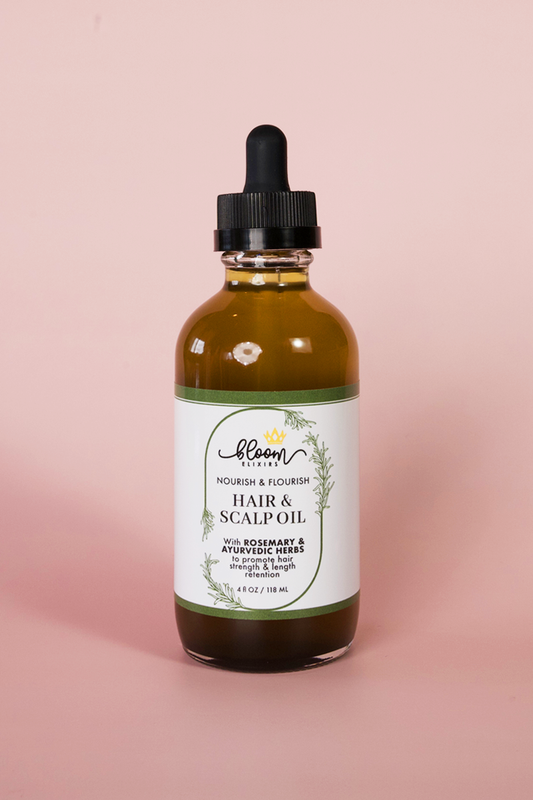 Hair & Scalp Oil - Rosemary & Ayurvedic Herb Infused