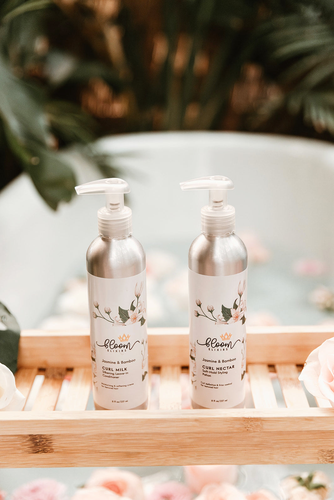 Jasmine & Bamboo Curl Milk & Curl Nectar Styling Set