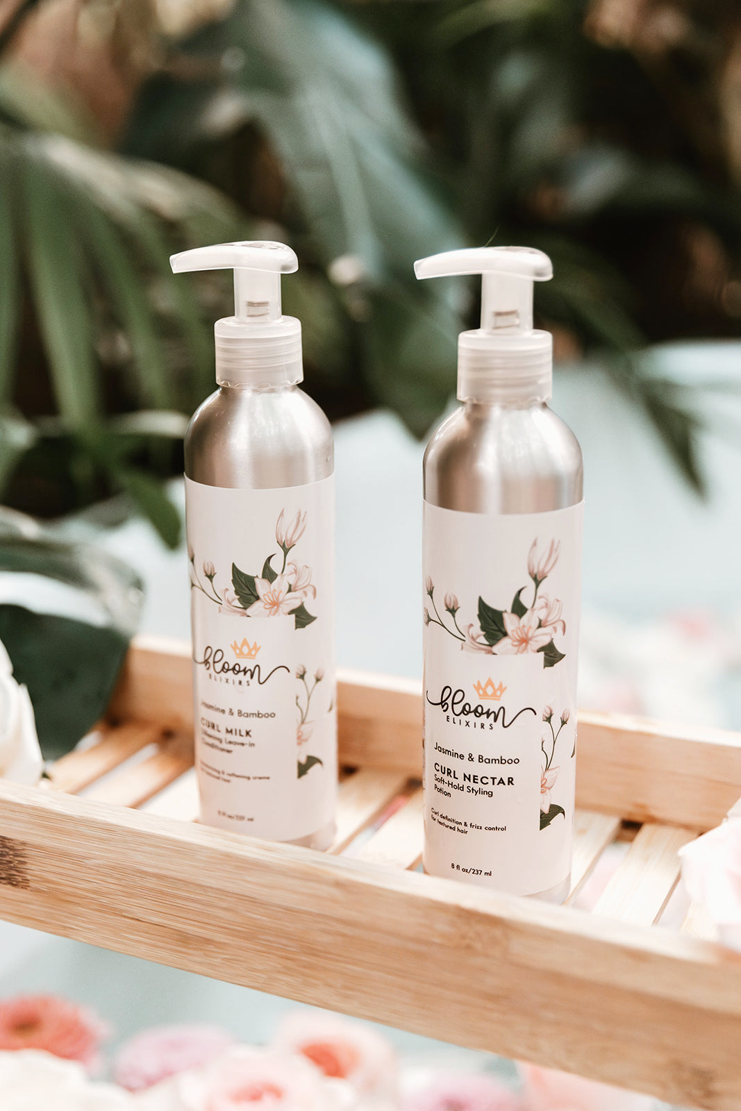 Jasmine & Bamboo Curl Milk & Curl Nectar Styling Set