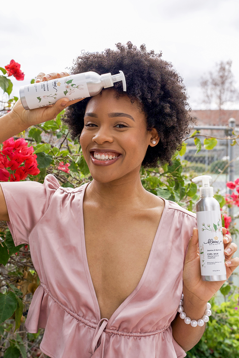 Jasmine & Bamboo Curl Milk & Curl Nectar Styling Set