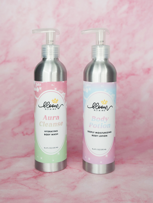 Aura Cleanse & Body Potion Set - Body Wash & Lotion