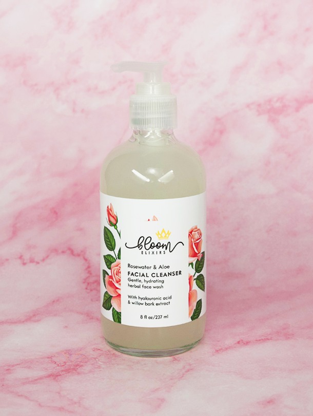 Rosewater & Aloe Facial Cleanser