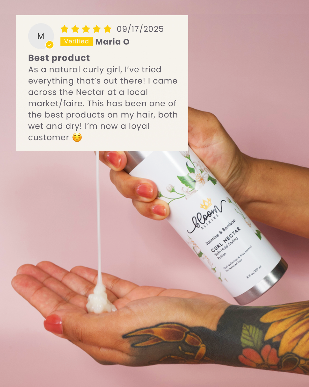 Jasmine & Bamboo Curl Nectar