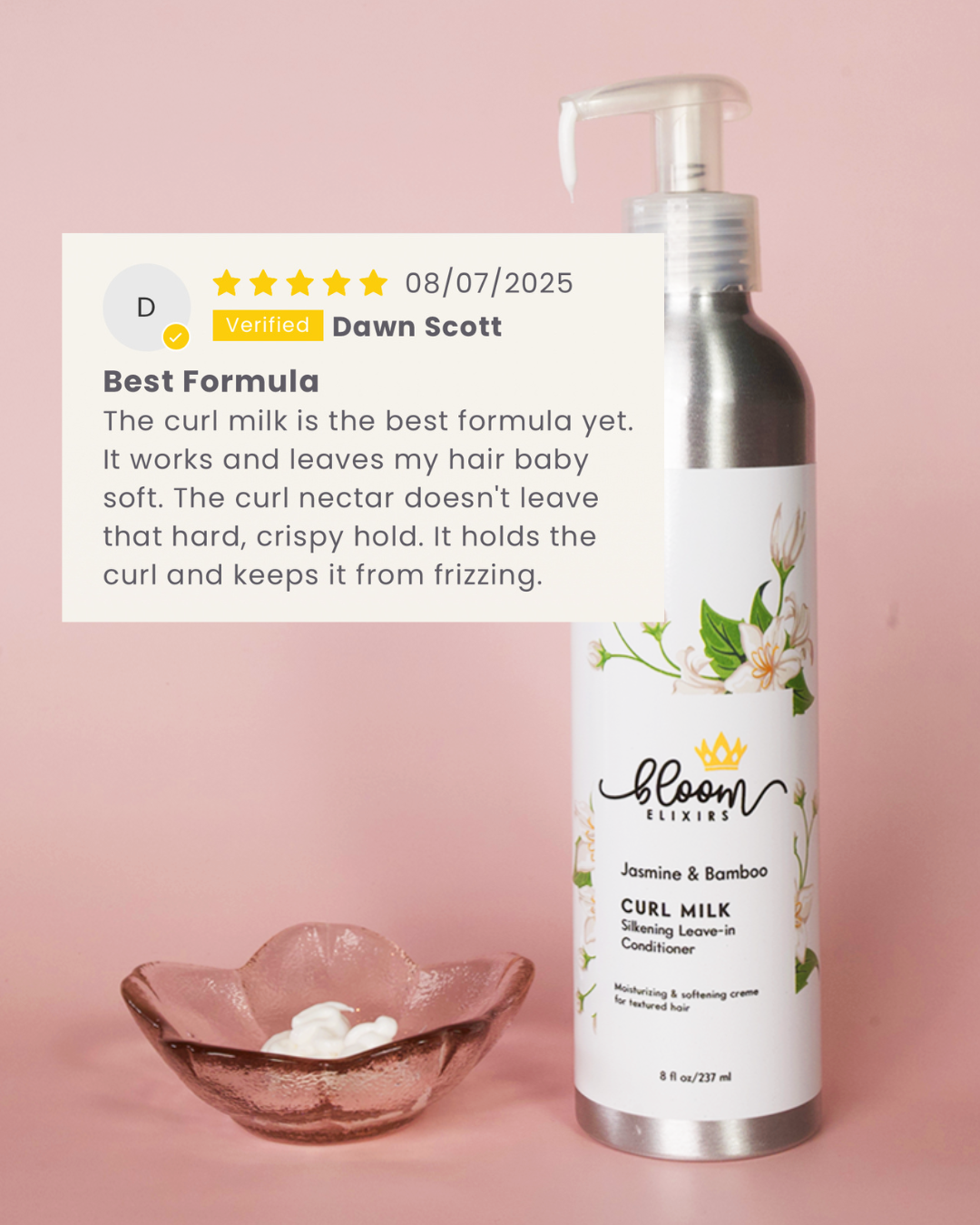 Jasmine & Bamboo Curl Milk & Curl Nectar Styling Set
