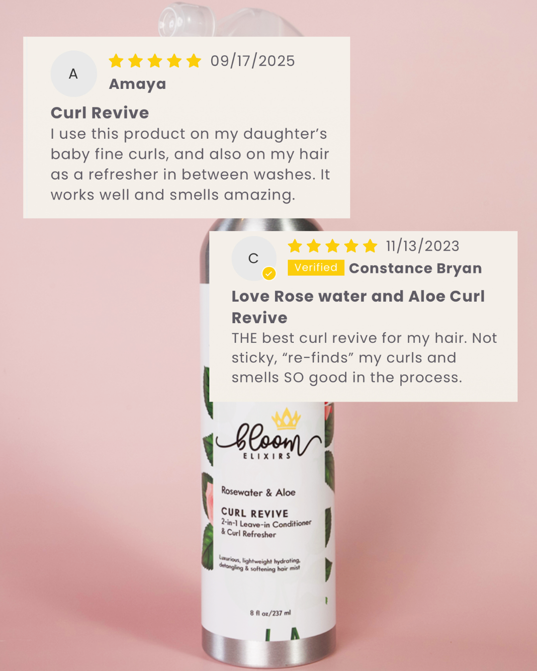 Rosewater & Aloe Curl Revive
