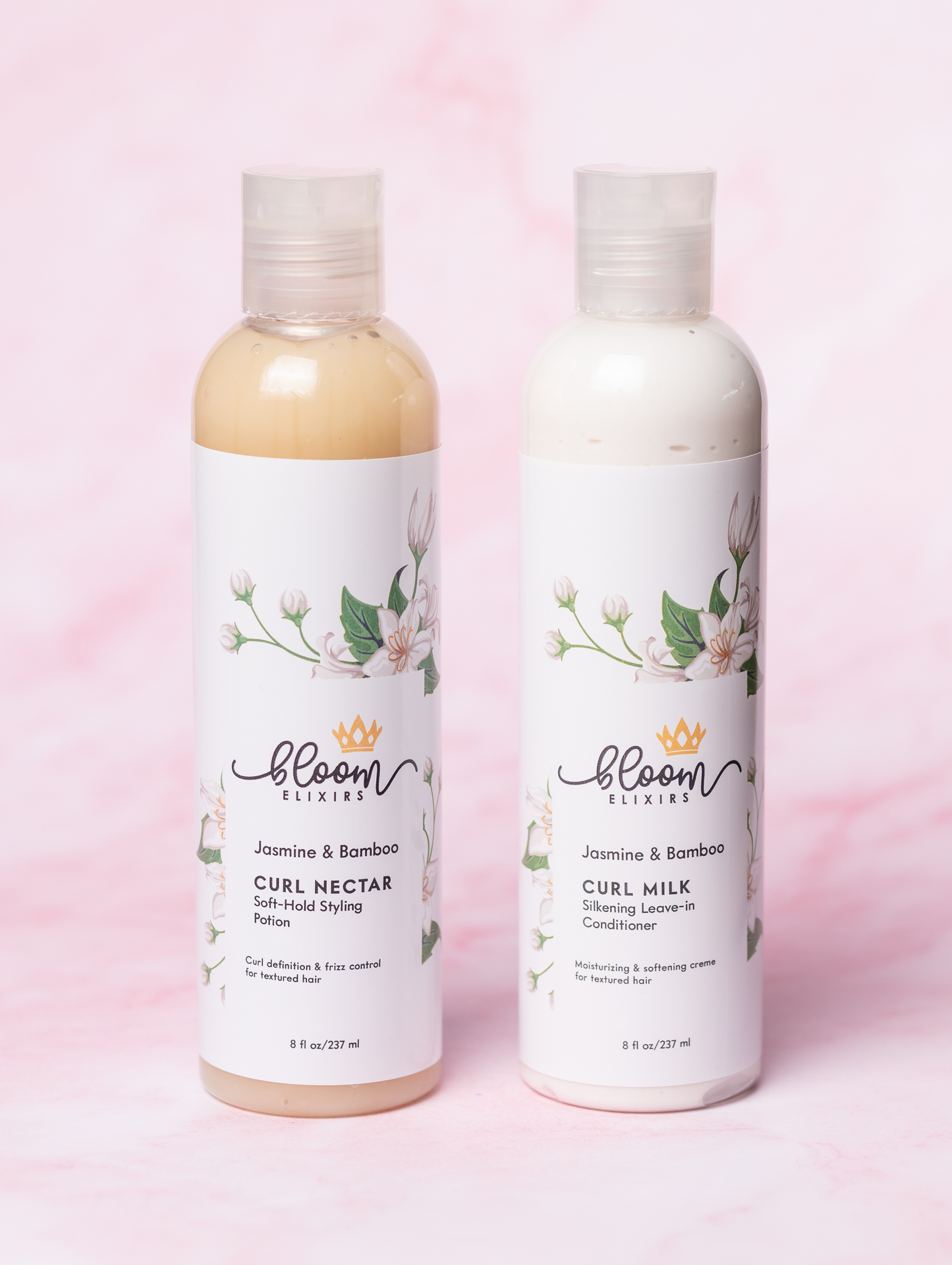 Jasmine & Bamboo Curl Milk & Curl Nectar Styling Set