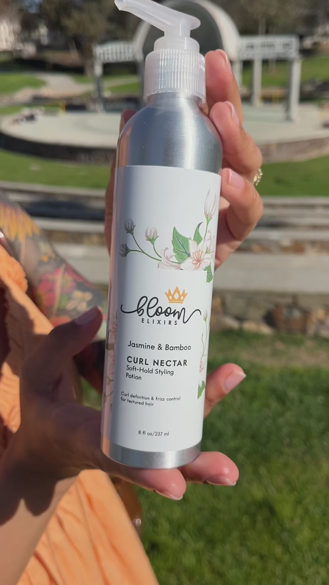 Jasmine & Bamboo Curl Nectar – Bloom Elixirs